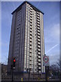 Tower block on Hampstead Road, Euston