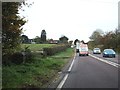 A38 crossing a minor stream south of North Petherton