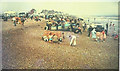 The beach at Greatstone in 1968