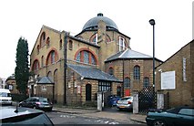 TQ3177 : Christ Church, Brixton Road, North Brixton by John Salmon