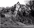 Pre-Worboys "steep hill" sign, Islandmagee