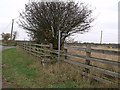 SK8675 : Stile and Entrance to footpath near Hardwick by J.Hannan-Briggs