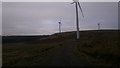 NX9389 : No 2 turbine, Dalswinton windfarm by Joyce Rammell