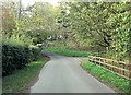 Lane junction north of Kirby House