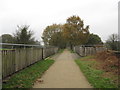 The Whitegate railway track passes over Whitegate road