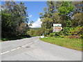 B road junction at Tummel Bridge