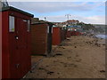 Beach huts at Swanage