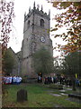 SJ9076 : Remembrance Sunday, St Peter's Prestbury by Peter Turner