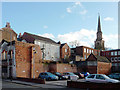 Parking on derelict land in Wolverhampton