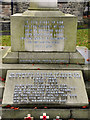 Poynton War Memorial (detail)