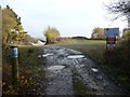 Road entrance to Middletown Quarry