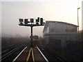 Gillingham Railway lines in the Fog