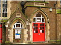 Entrance to St. Mary Abbots C of E Primary School, Kensington Church Court, W8