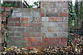 Benchmark on gatepost on Dobbs Road