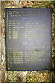 Pencoys second memorial slate