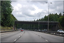 SU7793 : M40, Bigmore Lane Bridge by N Chadwick