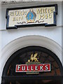 Sign for Ye Olde Mitre, Hatton Garden, EC1