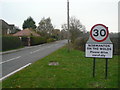 Entrance to Normanton on the Wolds