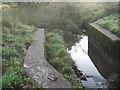 The Gad Brook looking upstream