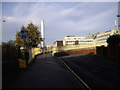 Ramp to foot & cycle bridge over Eastern Avenue, Cardiff