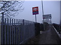 Entrance to Welham Green station