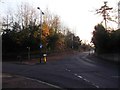 Road junction on Old Lodge Lane