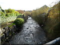 River Llynfi flows away from Church Street, Maesteg