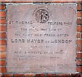 St Thomas, Telford Avenue, Telford Park - Foundation stone