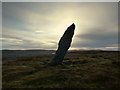HU4046 : Wormadale standing stone by David Nicolson