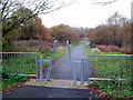 Path south to Bettws from canal, Malpas, Newport