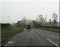 SO2993 : A489 approaching Broadway Hall by John Firth