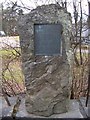 Memorial stone to commemorate the raising of the standard in 1715