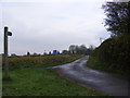 Cranley Farm Lane & the footpath to Cranley Green Road & Denham Street