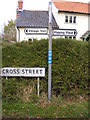 TM1876 : Roadsigns on Cross Street by Geographer