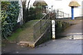 The Depth Gauge and Footbridge by the Ford on Pump Street