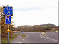 National Cycle Route 75 meets the A41