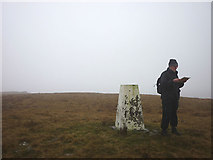 SD7782 : Blea Moor summit. Where to next? by Karl and Ali