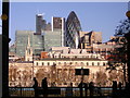 Looking across the Thames to the City, from Hay