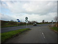 Reservoir Road joins the A618,Pleasley Road