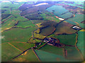 Cumberlow Green Farm from the air