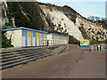 Beach huts and cafe, Stone Bay, Broadstairs