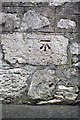 Benchmark on Castle Road wall