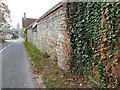 Wall and road junction, Empingham