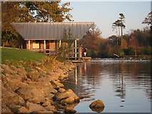 TQ6039 : Boathouse at Dunorlan Lake by Oast House Archive