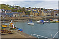 Gourdon harbour and village