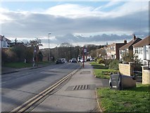 SE2439 : Tinshill Road - viewed from Wood Hill Road by Betty Longbottom