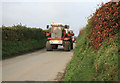 SX2261 : Farm Equipment on the Dobwalls to Looe road by roger geach
