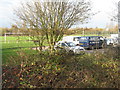 Car park and playing field at Marston Moretaine