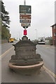 Horse trough at junction of B3183 and A377