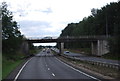 Overbridge at the Red Lodge junction, A11